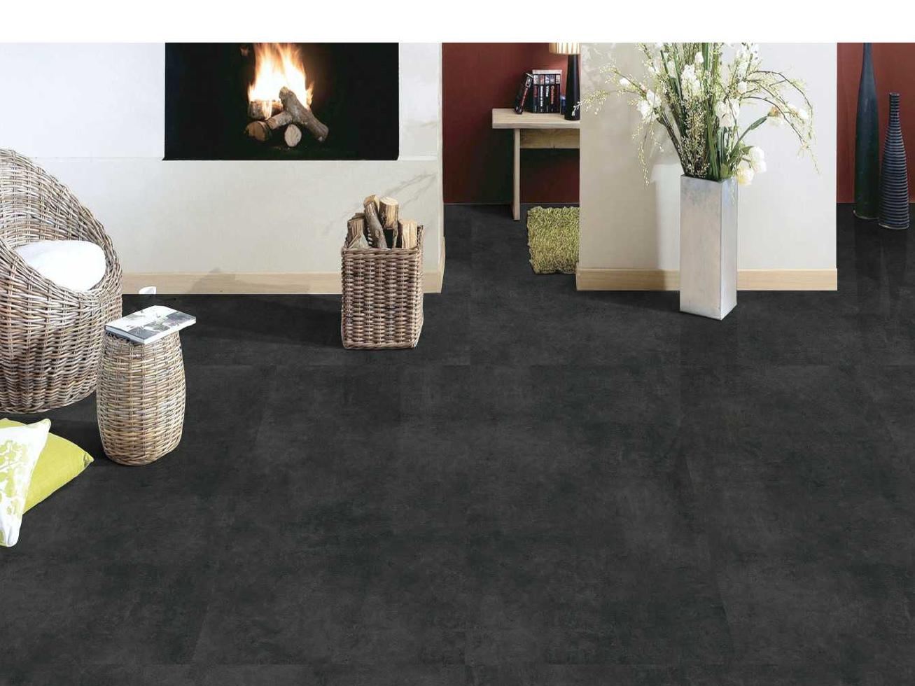 Ashwin Black als Raumvisualisierung im Keramiksan Katalog