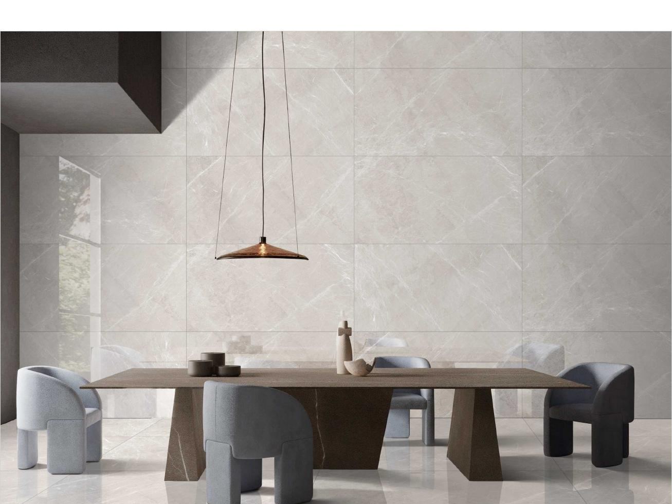 Cristela Crema als Raumvisualisierung im Keramiksan Katalog