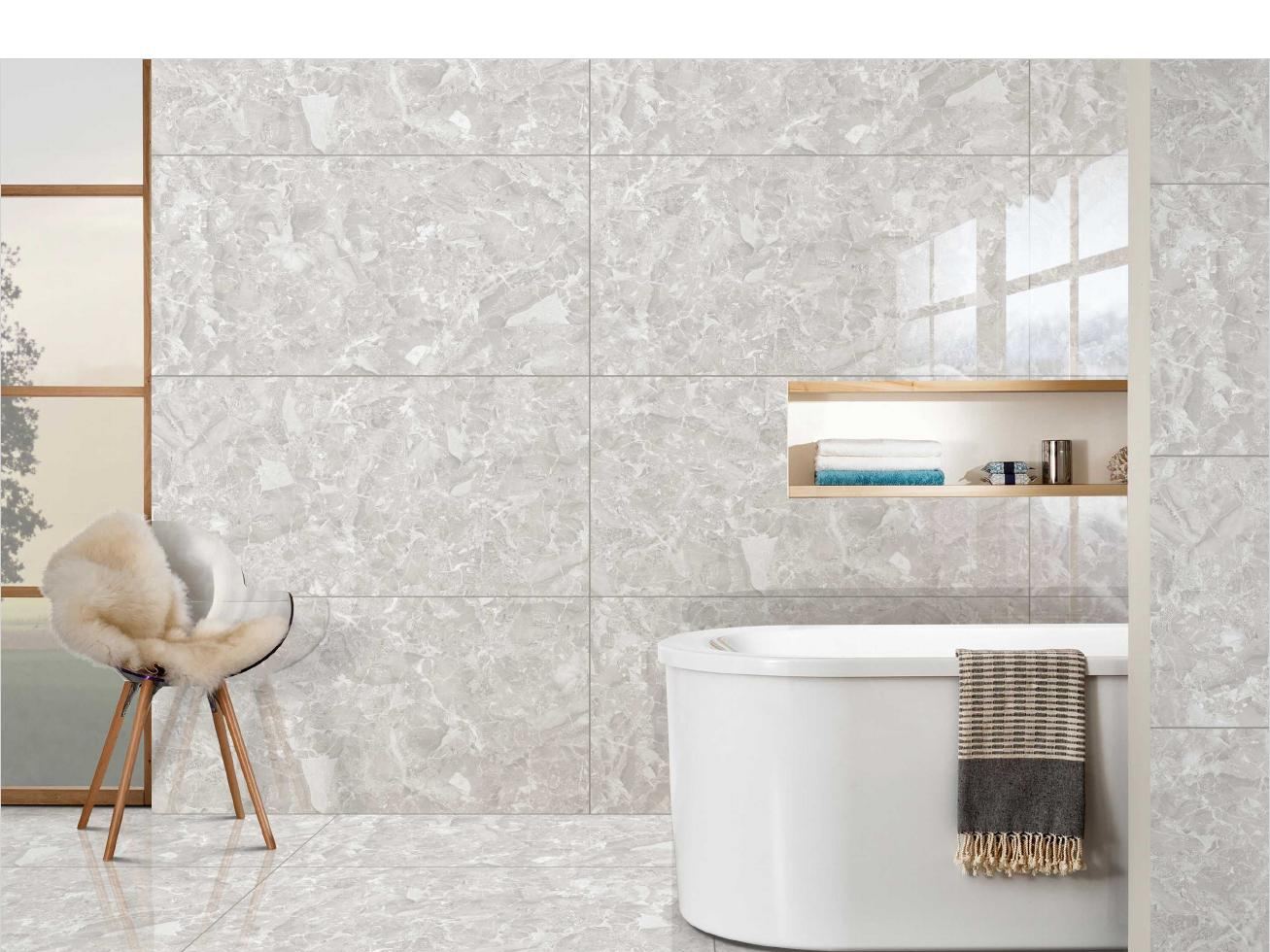 Nordik Grey als Raumvisualisierung im Keramiksan Katalog